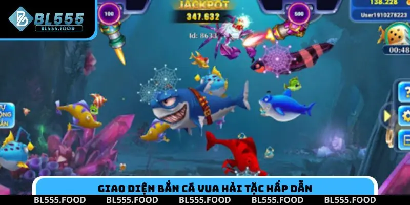 Giao diện bắn cá Vua Hải Tặc hấp dẫn